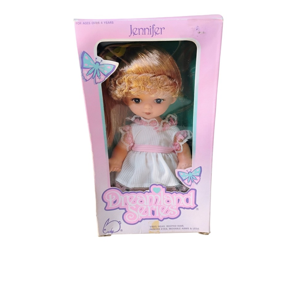 Vintage 1989 Dreamland Series Jennifer Doll NRFB‎ Original Box Lucky Collectors